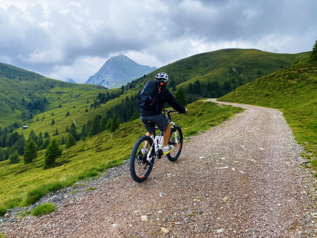 Hike by electric bike, image from Envato Elements
