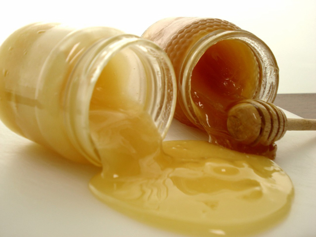 Homemade honey, image from Wikimedia Commons