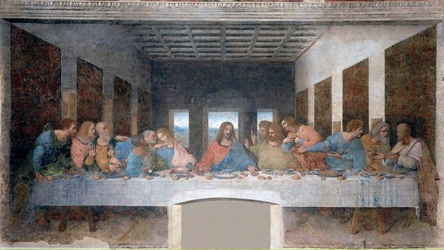 La última cena de Da Vinci