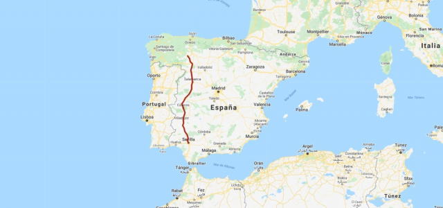 Vía de la Plata - My Maps
