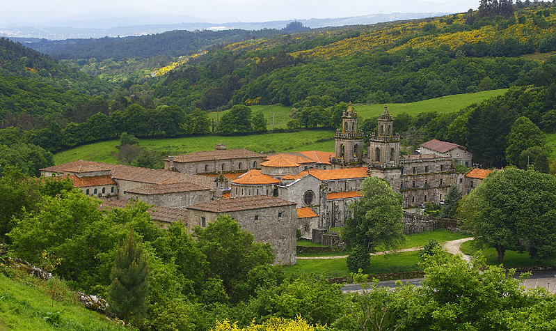 Vista xeral do Monasterio de Oseira / Fotografía de Vítor Mejuto